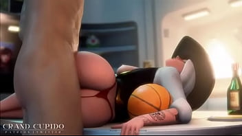 Cowgilr fucks hard sex overwatch