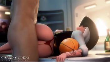 Cowgilr fucks hard sex overwatch