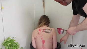 Foolish fuckslut gets her fuckholes opened and extremely fucked