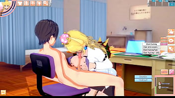 Bowsette with student koikatsu party