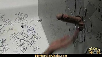 Sexy ebony enjoying gloryhole 23