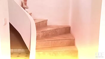 Sultry on the staircase