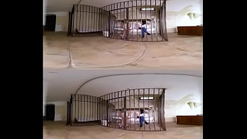 Confined & lesbian prison guard penetrates inmates