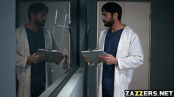 Ashley fires sucking the doctors big balls Ashley fires sucking the doctors big balls