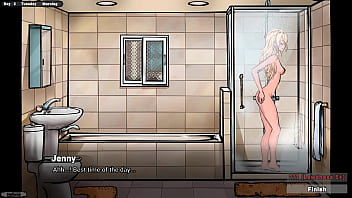 Jenny's first day working as a waitress hentai game