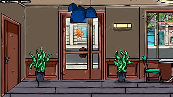 Jenny's first day working as a waitress hentai game