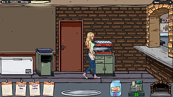 Jenny's first day working as a waitress hentai game