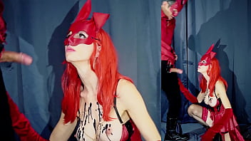 I feel his big cock in my tight throat and notice that my pussy is getting very wet