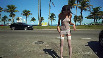 1 90m japanese brazilian beauty ob honey almost naked on the street then fucks 3 huge cocks dap anal 0% pussy huge