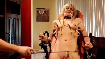 Clothes pins on my body