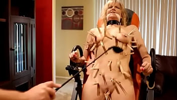 Clothes pins on my body