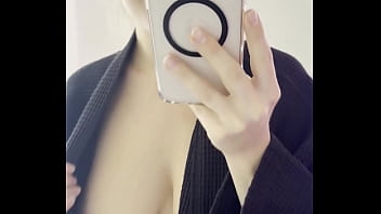 Robe feeling soft but my tits feel softer