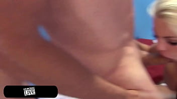 Sara jay vs britney amber cock sucking challenge part 2 unedited behind the scenes – immoral live 4k