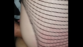 Redhead pounded from behind by fat cock