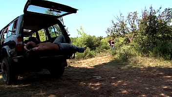 Caylian and nessa use toys in their ass before the guy joins them