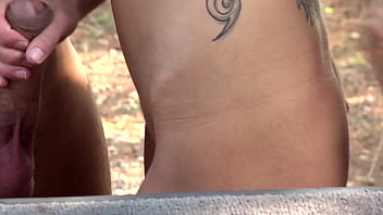 Caylian and nessa use toys in their ass before the guy joins them