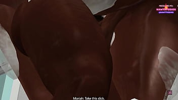 Mae fucks her step brother moriah in shower early morning while parents are home