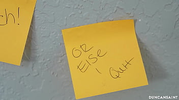 Office bimbos have threesome with the boss