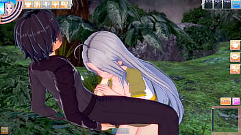 Hentai sorceress ellie fucks outdoors