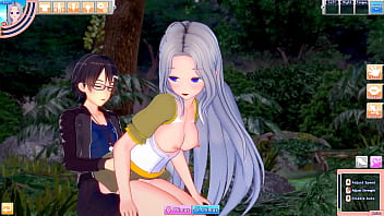 Hentai sorceress ellie fucks outdoors