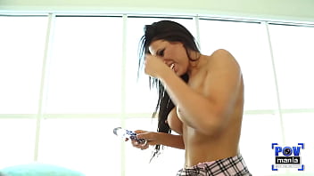 Makayla cox gets pounded & toy fucked by kinky miles long pov action