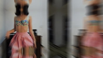 Sexy and hot laura in skirt wants to learn to play the piano