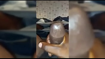 Handjob cum nut black nut