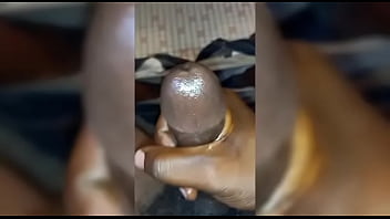Handjob cum nut black nut