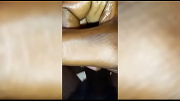 Handjob cum nut black nut