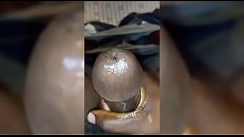 Handjob cum nut black nut