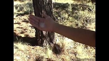 She grabs all the cumshot in her hand