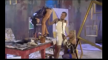 A hot hardcore threesome with michelle and her girlfriend