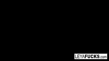 Blonde babe gets wet