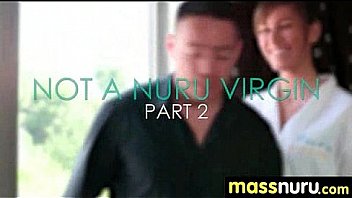 Nuru massage ends with a hot shower fuck 12