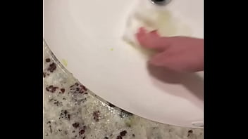 Stupid man fucks zucchini