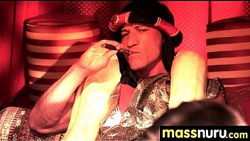 Lucky client gets a full service massage 5