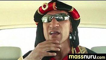 Lucky client gets a full service massage 5