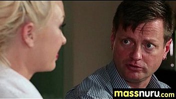 Lucky client gets a full service massage 5