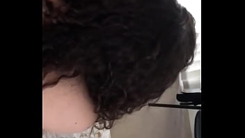 Mixed girlfriend comes over for some backshots