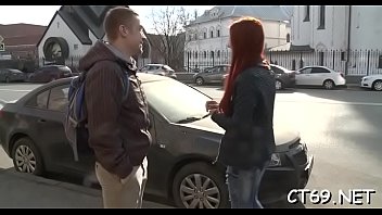 The erected and thick knob makes muff start squelching