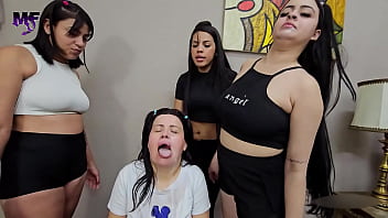 Triple spit three cruel bitches and lesbian saliva Triple spit three cruel bitches and lesbian saliva