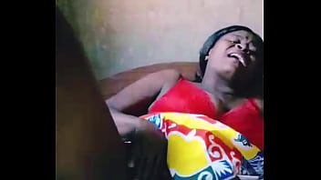 African hot mom spreading pussy in uniform