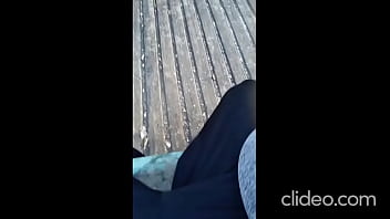 Giving a blowjob plain in daylight outdoors