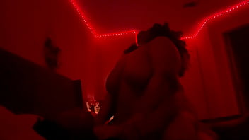 Sexy bbw rides while on top of lesbian stud