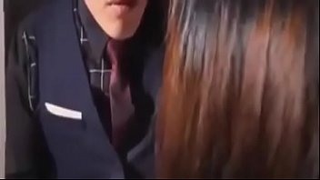 Boy seller with women customer