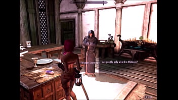 A redheaded female meets a blonde female and they fuck