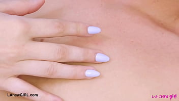 Confident & bold model naked close up