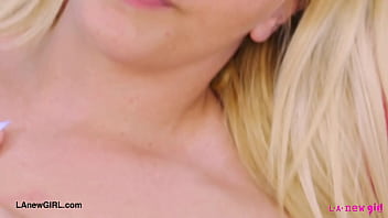 Confident & bold model naked close up