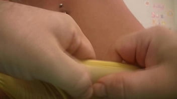 Jenny welch has sexy pantyhose tore off in pov lap dance