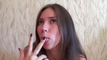 Long tongue ananta shakti licking and sucking dildo gb009